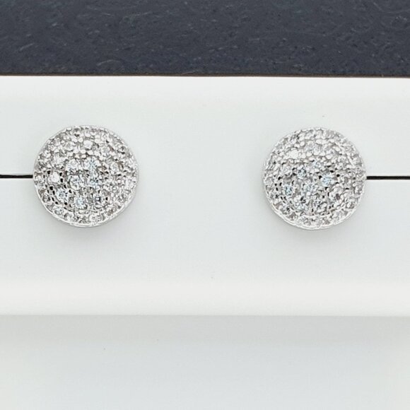 "925 sterling silver luxury CZ earrings for women/girls, Best for gift, RJUS2015 - Picture 9 of 11